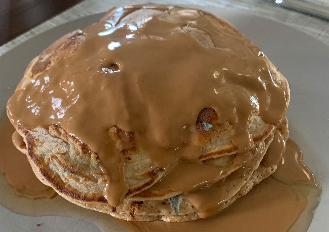 pancakes with peanut butter powder