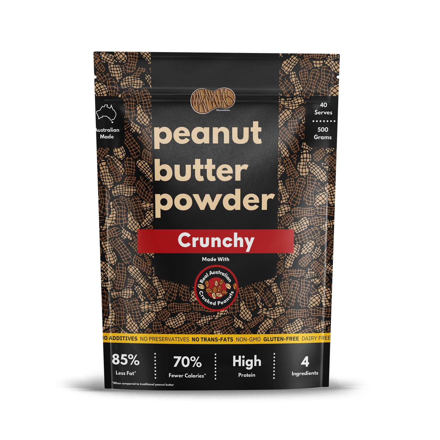 Crunchy Peanut Butter Powder (500g Pouch)